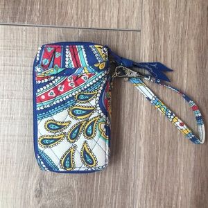 Marina paisley Vera Bradley all in one wristlet